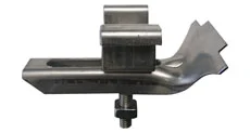 attache de fixation complète galvanisée avec cavalier pour polyester 30x30
